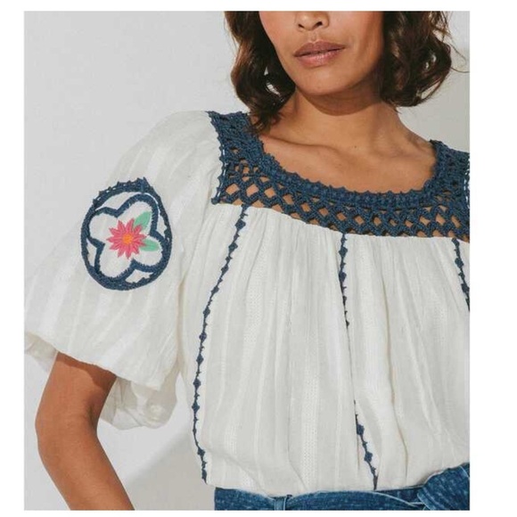 CLEOBELLA Navi Blouse  - White - NWT - Picture 4 of 13